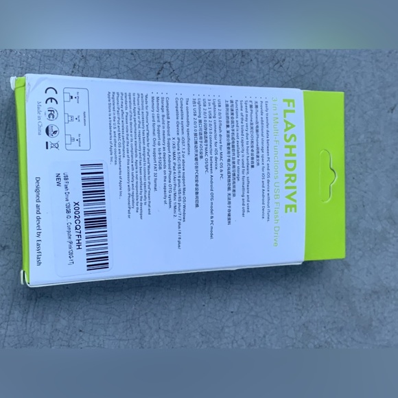 128 Gigabyte Apple IOS Compatible 3 in 1 USB Smartphone Flash Drive - Picture 6 of 11